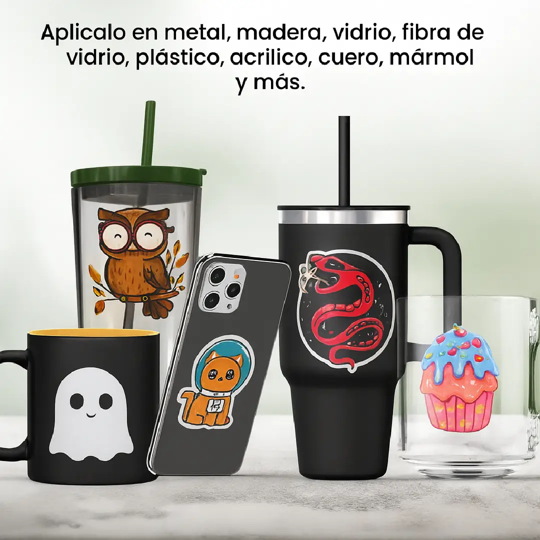 Impresión DTF UV en objetos tridimensionales